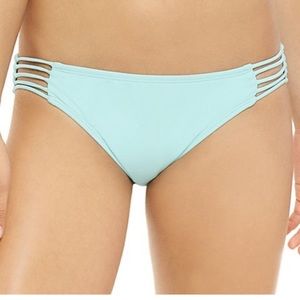 Hot Water Glacier Strap Side Bikini Bottom NWT XL